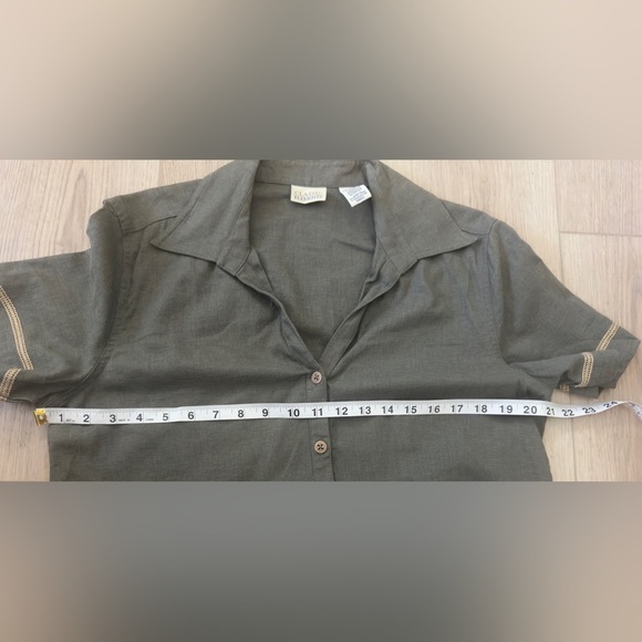 Classic Elements Gray Linen Blend Shirt 🤎 - Picture 4 of 8